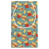 Petit Sac Cadeau Motif 3 d'aliments de préparation rapide (Dos)