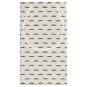 Petit Sac Cadeau Motif 3 de hippie de moustache (Dos)