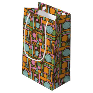 Petit Sac Cadeau Motif 3 d'ustensiles de cuisine