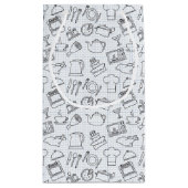 Petit Sac Cadeau Motif 4 de cuisine (Dos)