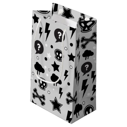 Petit Sac Cadeau Motif à la mode (Dos Angle)