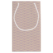 Petit Sac Cadeau Motif à l'envers de lavande (Dos)