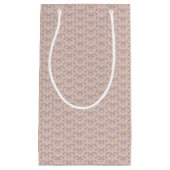 Petit Sac Cadeau Motif à l'envers de lavande (Devant)