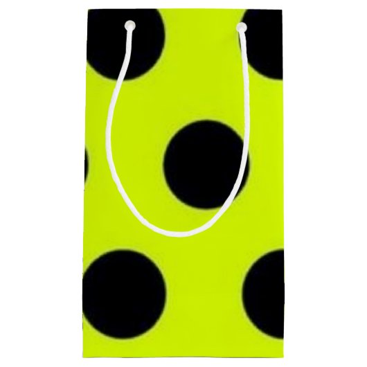 Petit Sac Cadeau Motif à pois (Devant)