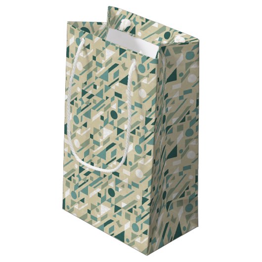 Petit Sac Cadeau Motif abstrait (Dos Angle)
