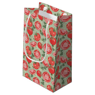 Petit Sac Cadeau Motif abstrait avec la tomate