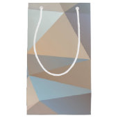 Petit Sac Cadeau Motif abstrait frais de triangle (Devant)