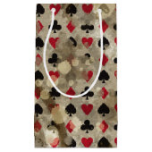 Petit Sac Cadeau Motif affligé d'Alice du pays des merveilles (Devant)