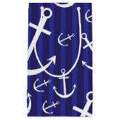 Petit Sac Cadeau motif Ancre (Devant)