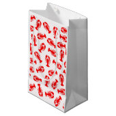 Petit Sac Cadeau Motif animal de homard rouge mignon (Devant Angle)