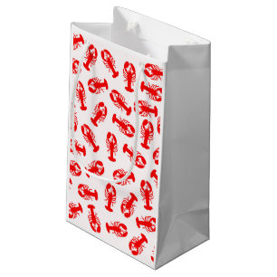 Petit Sac Cadeau Motif animal de homard rouge mignon