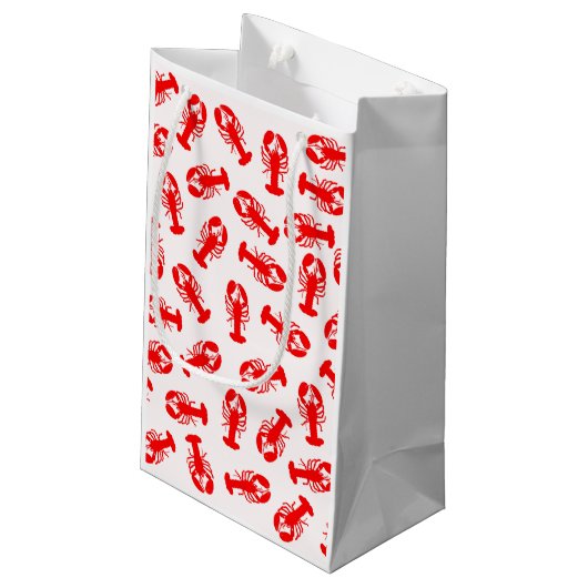 Petit Sac Cadeau Motif animal de homard rouge mignon (Dos Angle)