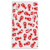 Petit Sac Cadeau Motif animal de homard rouge mignon (Devant)