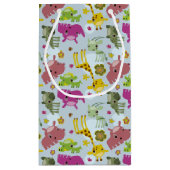 Petit Sac Cadeau motif animal de safari (Dos)