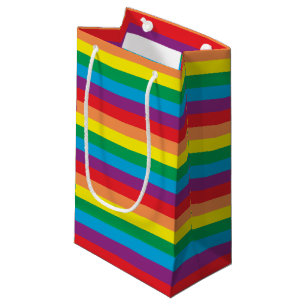 Petit Sac Cadeau Motif arc-en-ciel simple