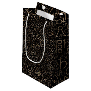 Petit Sac Cadeau Motif astrologique #2 de symboles de symboles