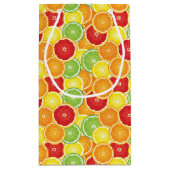 Petit Sac Cadeau Motif avec des agrumes (Dos)