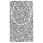 Petit Sac Cadeau Motif avec des crânes (Dos)