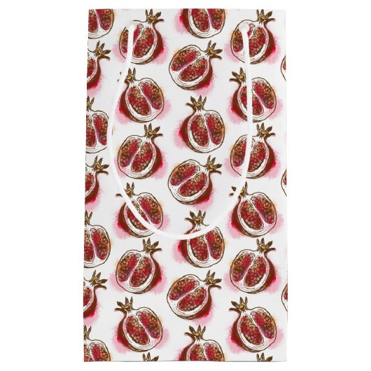 Petit Sac Cadeau Motif avec la grenade (Devant)