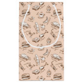 Petit Sac Cadeau Motif avec la nourriture (Dos)