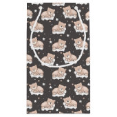 Petit Sac Cadeau motif avec le petit sommeil d'ours (Dos)