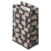 Petit Sac Cadeau motif avec le petit sommeil d'ours (Devant Angle)