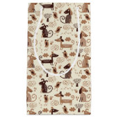 Petit Sac Cadeau motif avec les chiens mignons (Devant)