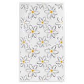 Petit Sac Cadeau Motif blanc (Dos)