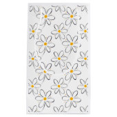 Petit Sac Cadeau Motif blanc (Devant)