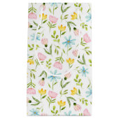 Petit Sac Cadeau Motif botanique floral élégant (Devant)