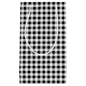 Petit Sac Cadeau Motif classique noir blanc de Buffalo Check (Devant)