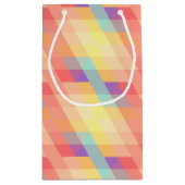 Petit Sac Cadeau Motif coloré (Dos)