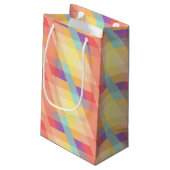 Petit Sac Cadeau Motif coloré (Dos Angle)