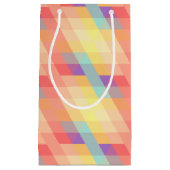 Petit Sac Cadeau Motif coloré (Devant)