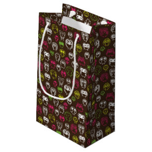 Petit Sac Cadeau Motif coloré d'arrière - plan de griffonnage de