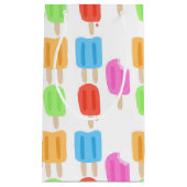 Petit Sac Cadeau Motif coloré de Popsicle (Devant)
