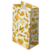 Petit Sac Cadeau motif cool carrelé de pâtes (Dos Angle)