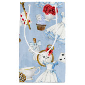 Petit Sac Cadeau Motif d'Alice du pays des merveilles (Devant)