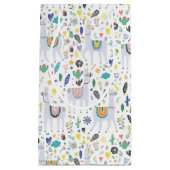 Petit Sac Cadeau Motif d'alpaga de griffonnage (Devant)