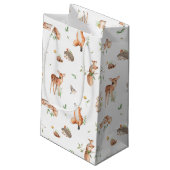 Petit Sac Cadeau Motif d'amis animaux de bois mignon (Dos Angle)