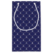 Petit Sac Cadeau Motif d'Ancre (Dos)