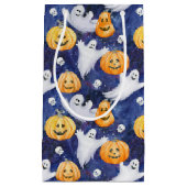 Petit Sac Cadeau Motif d'aquarelle Halloween (Devant)