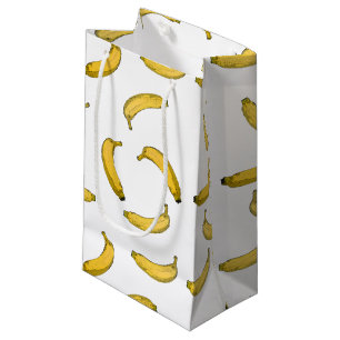 Petit Sac Cadeau Motif de banane