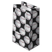 Petit Sac Cadeau Motif de baseball peint (Dos Angle)
