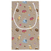 Petit Sac Cadeau Motif de café (Dos)
