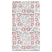 Petit Sac Cadeau Motif de cercle de point de polka (Devant)