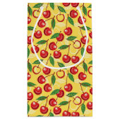 Petit Sac Cadeau Motif de cerise (Dos)