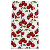 Petit Sac Cadeau motif de cerise carrelé mignon (Devant)