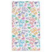 Petit Sac Cadeau motif de chat (Dos)