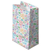 Petit Sac Cadeau motif de chat (Devant Angle)